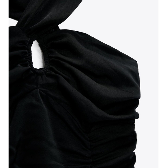 ZARA sateen ruffled bodysuit - Picture 5 of 9